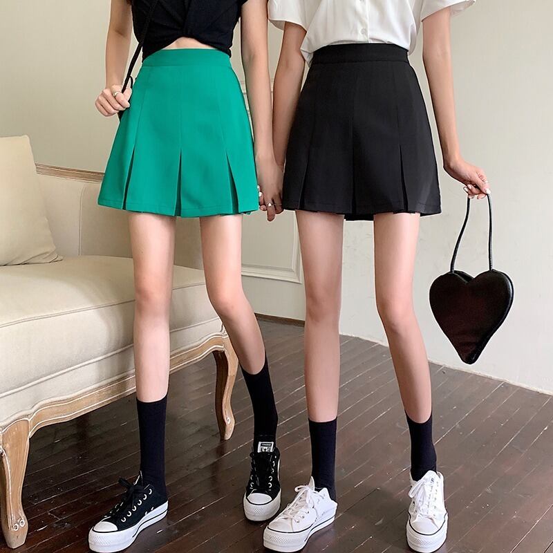 Aラインサマープリーツハイウェストウェスト薄手 夏物 スカート 1号婦人16540872855