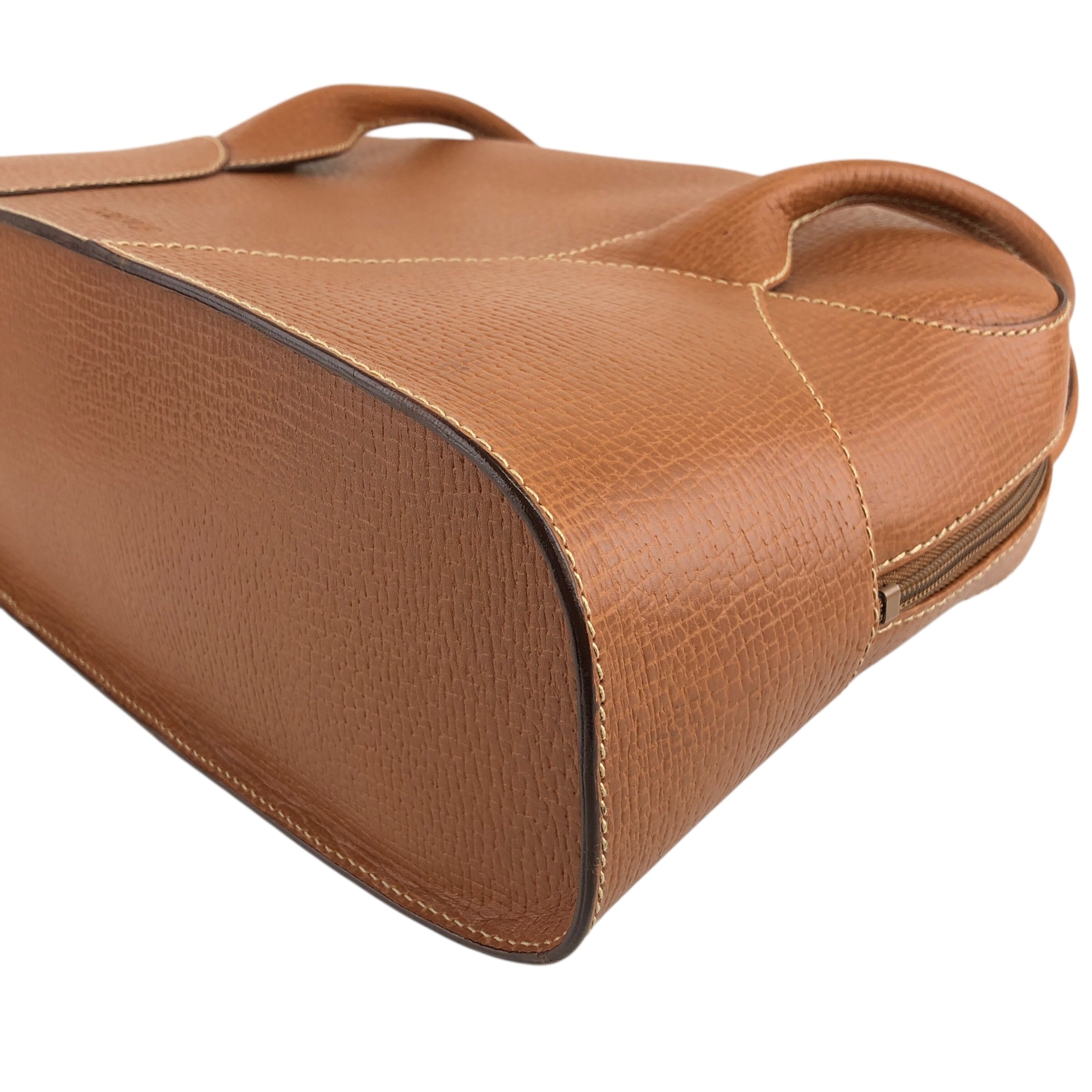 LOEWE ヴィンテージ 重厚スエード×型押しレザーハンドバッグ 保存袋付 LOEWE ヴィンテージ 重厚スエード×型押しレザーハンドバッグ 保存袋付