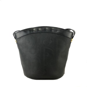 Christian Dior ディオール トロッター オーバル PVC レザー バケツ 