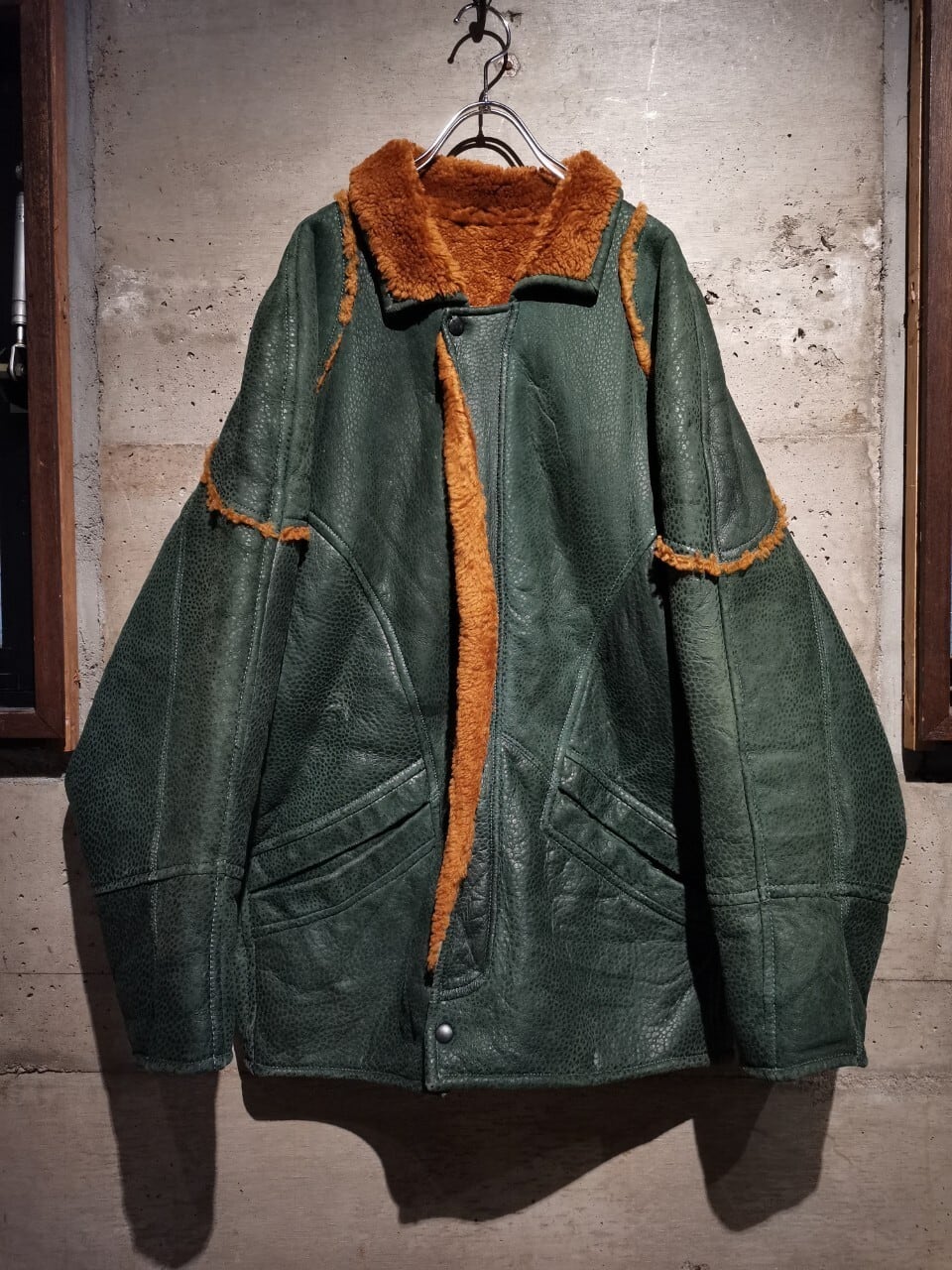 超絶レア！90s PELLE PELLE ムートンコート レザー ヴィンテージ 