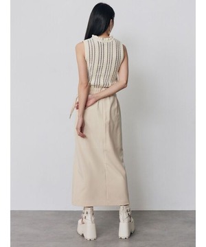 Random Glitter Tank Top / WHITE