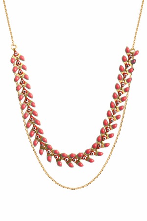 EPI ショート ネックレス/コーラル