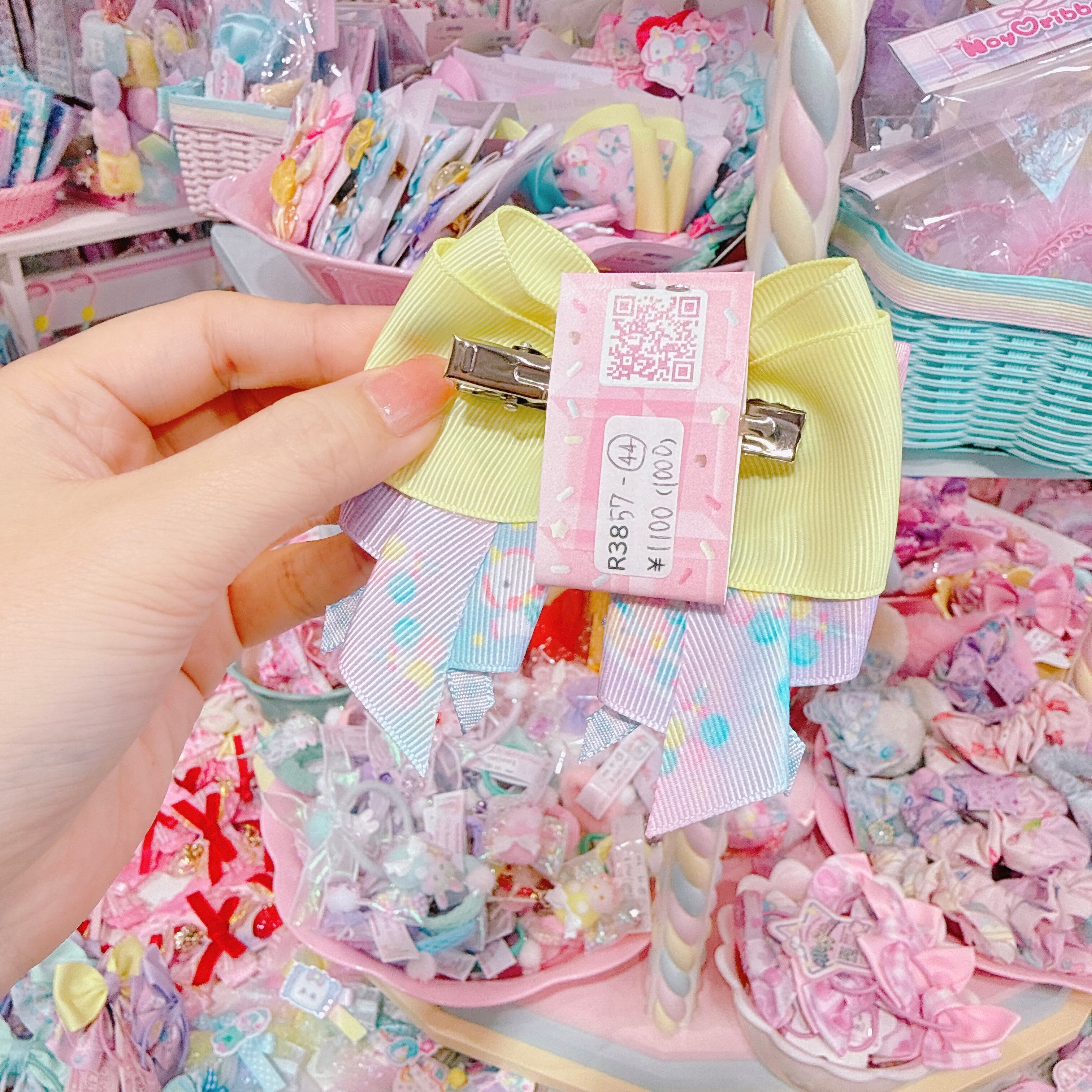 【R38】57-44カノンリボンヘアクリップ