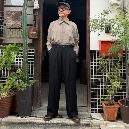 MITTAN PT-149 NMウールヘビーツイルパンツ　黒　size2