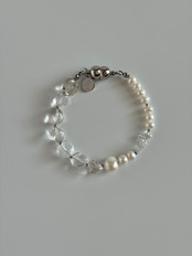 magnet bracelet | Quartz & Pearl［GB039-CR］