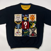 Jean Charles de Castelbajac Sport カステルバジャック キャラデザイン ウール ニット セーター 3/マルチ メンズ ゴルフ