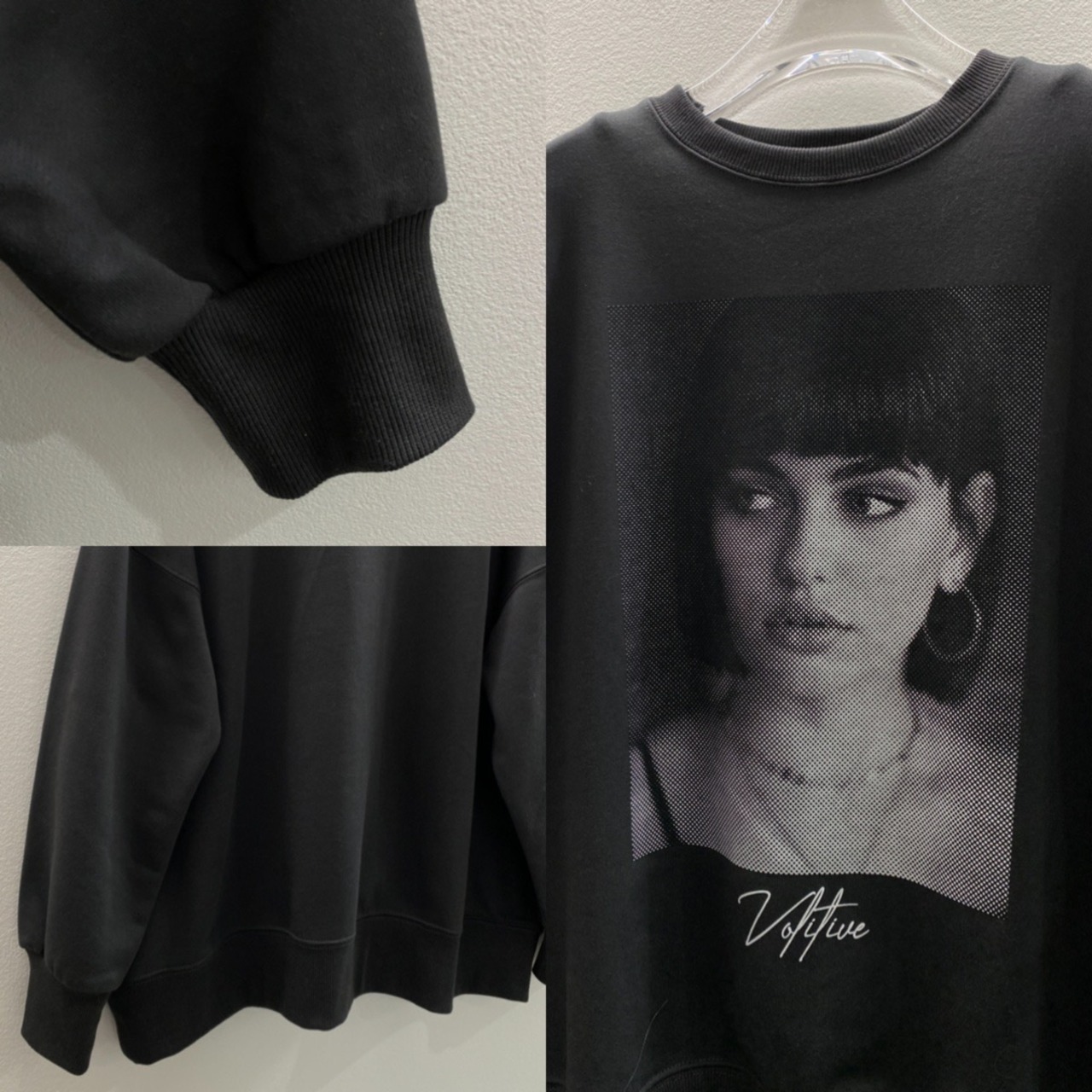 monoフォトスウェットPO/チャコール