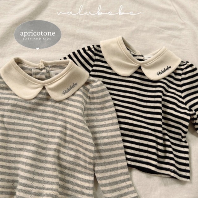 【即納】ラス1 : valubebe / stripe puff T