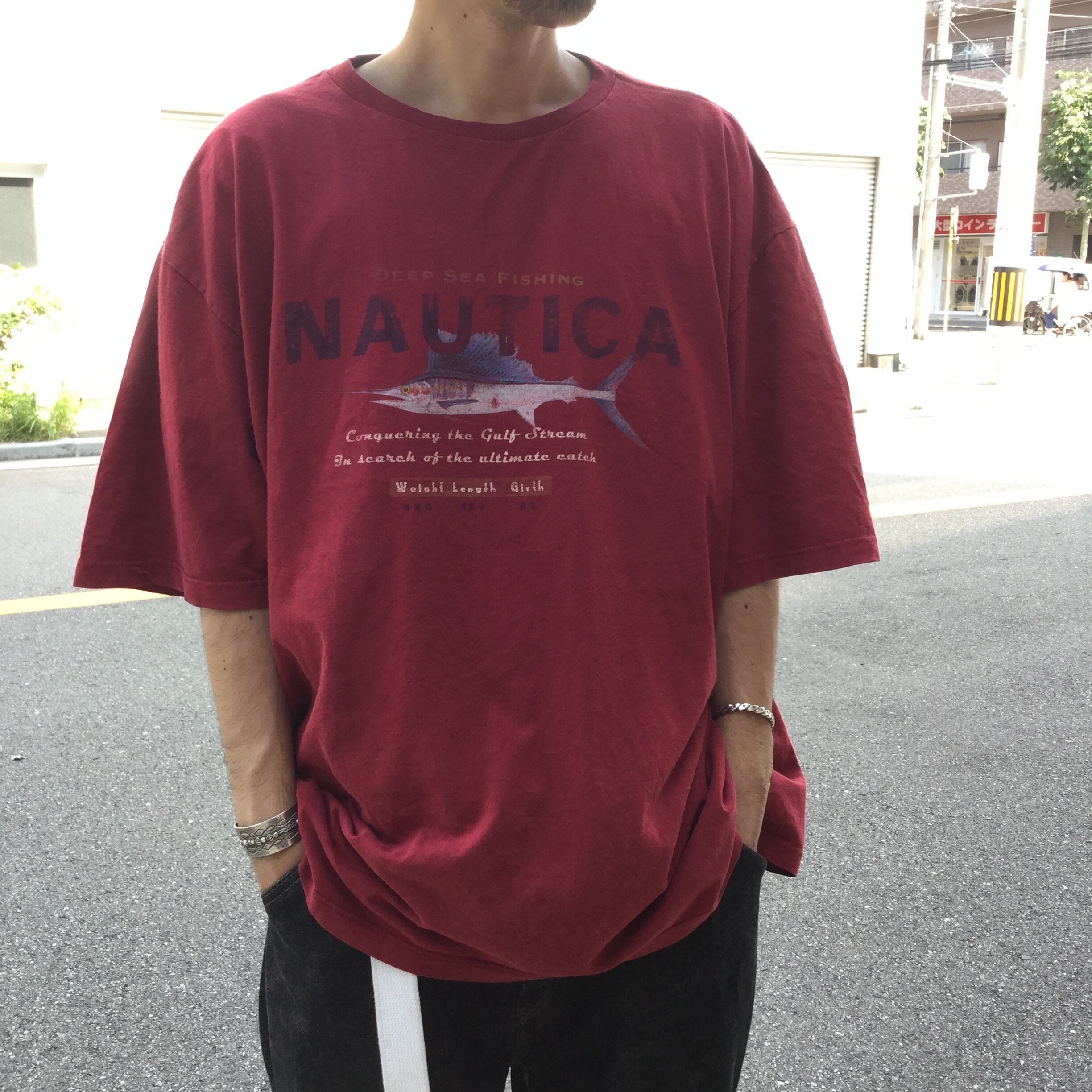 『送料無料』Nautica ノーティカ フィッシングプリントTシャツ XXL ビッグサイズ | 古着屋 Uan powered by BASE