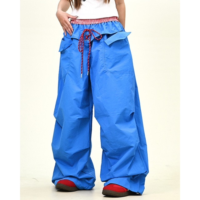 frill collar loose pants　フリルカラールーズパンツ　J1064