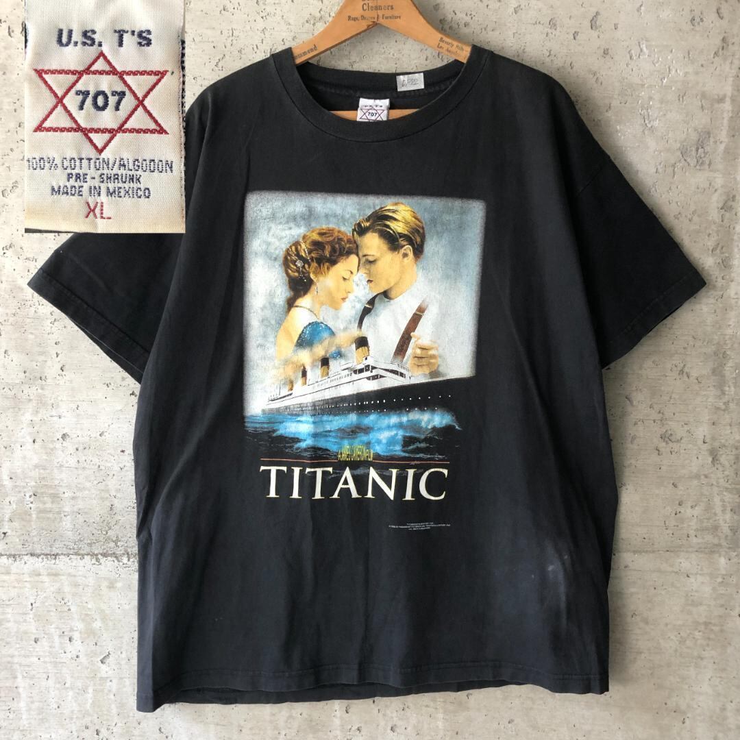 【美品】Titanic Promo Tee L タイタニック 黒 Tシャツ