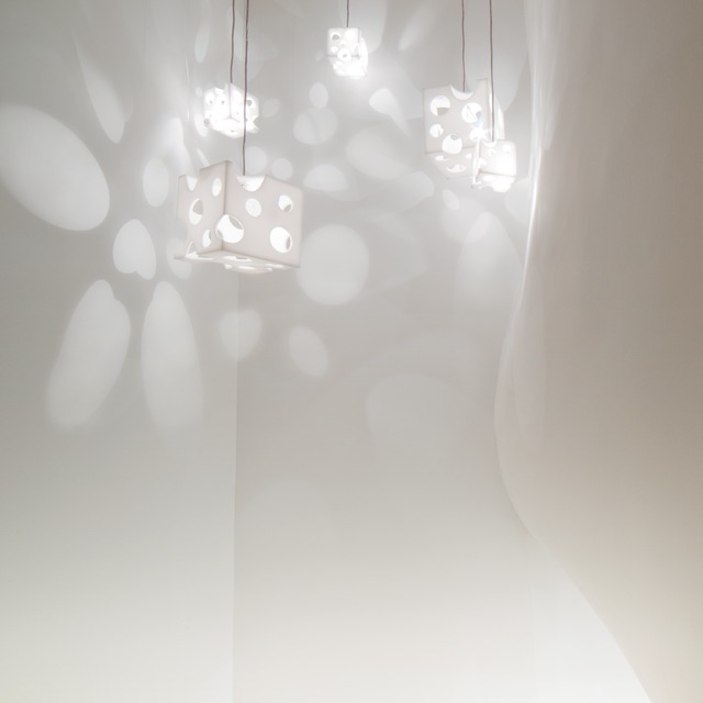 ルミエ・クッペ (白 ) - Lumière Coupée (White)- W100xD100xH100mm