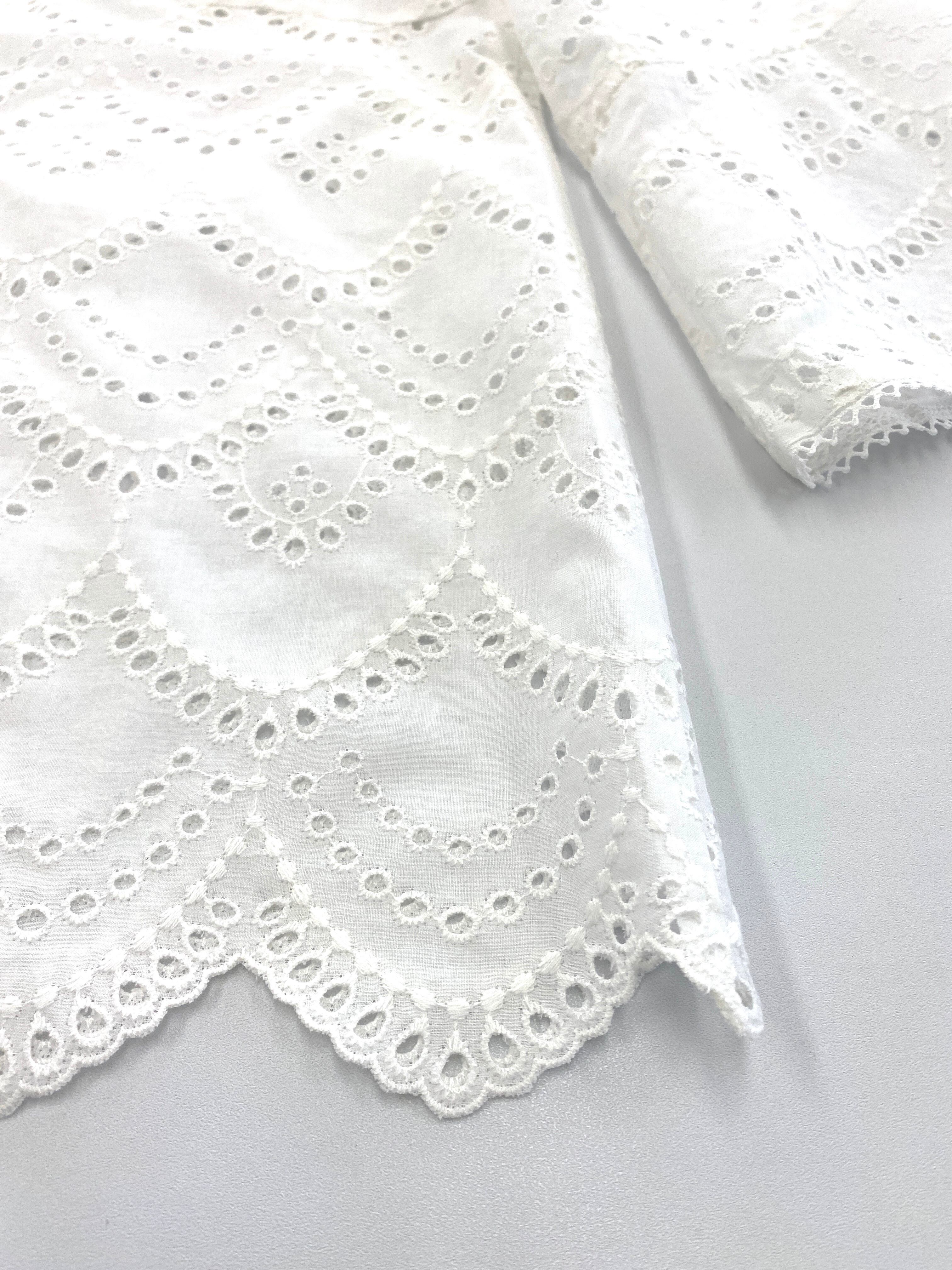 生地 綿ローン刺繍地 100cm幅 池袋 Sewing Studio