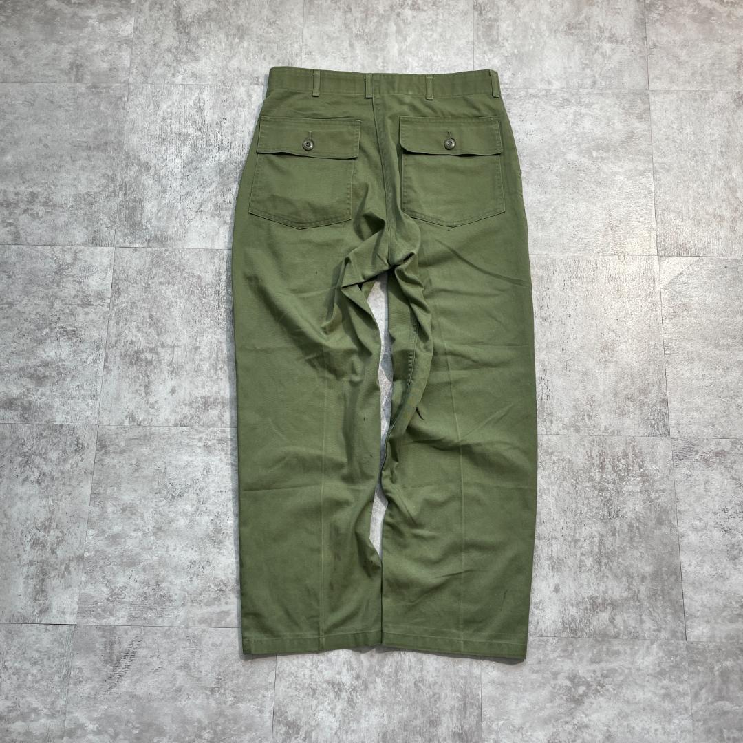 US ARMY 80s OG507 ベイカーパンツ W34×L29 オリーブ 70-80s アメリカ軍 実物 OG-507 ベイカーパンツ 34/29 w31 | ib2