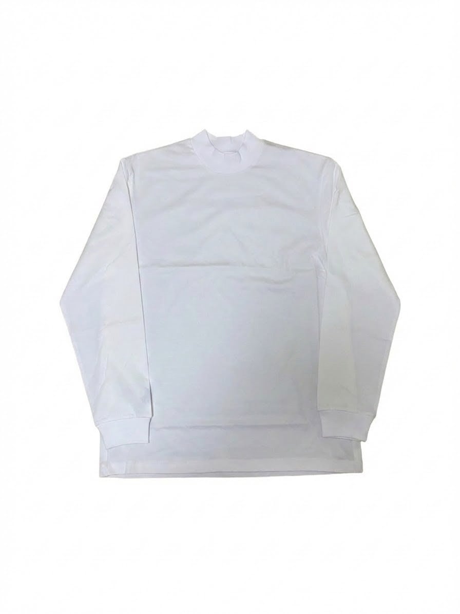 モックネックカットソーL/S ホワイト | lolo