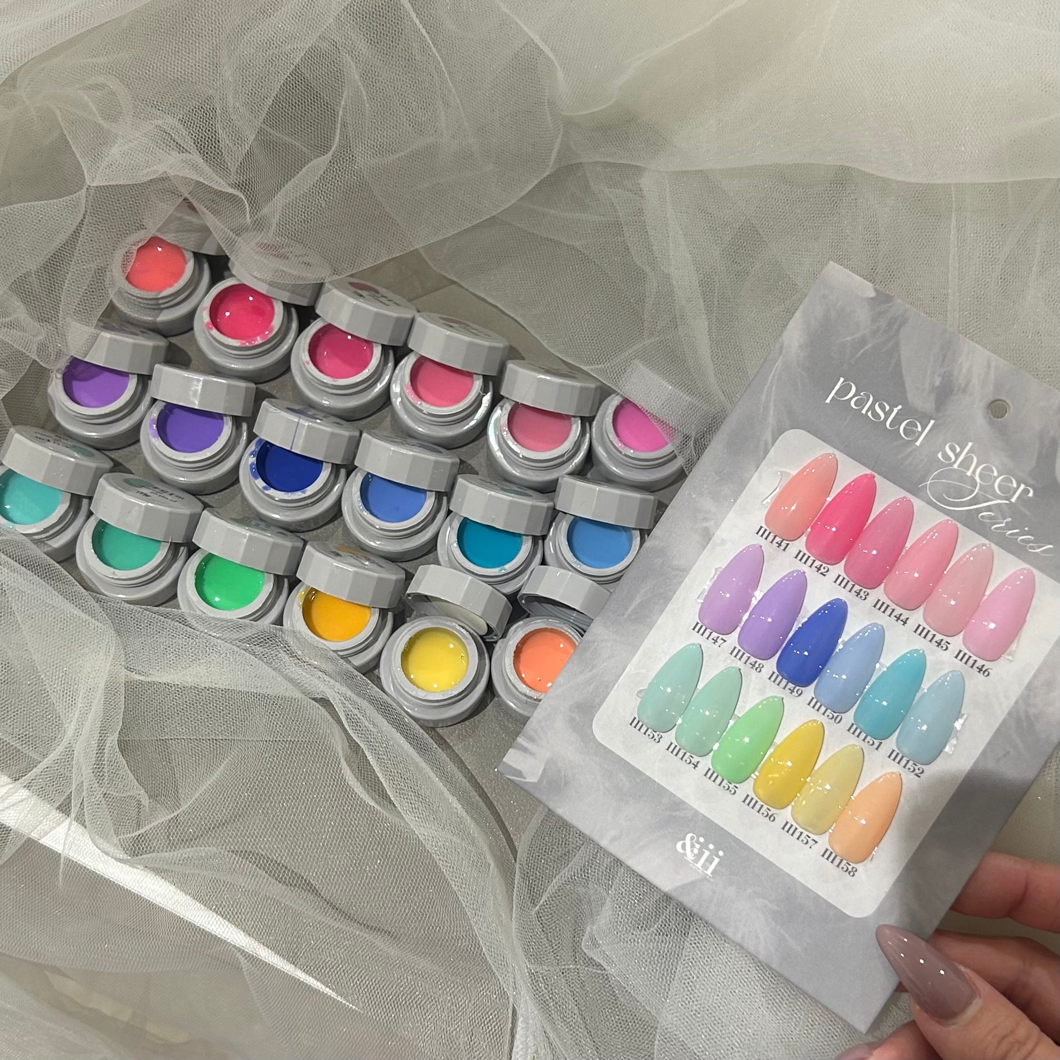 シアーパステル18色セット