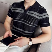 slim fit v-neck shirt 00288