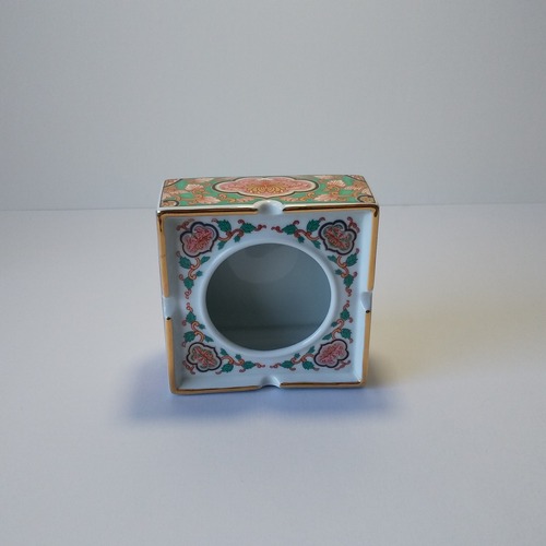 錦木甲菊二色濃唐草正角灰皿の商品画像4