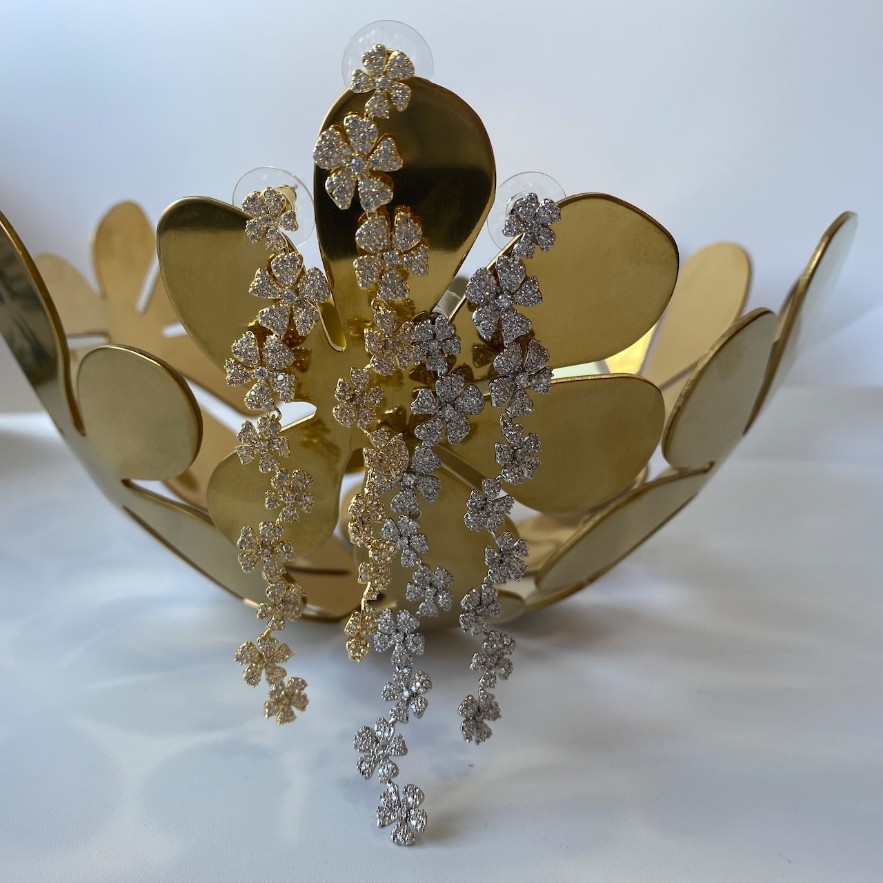 ロングフラワー( ゴールド / シルバー )