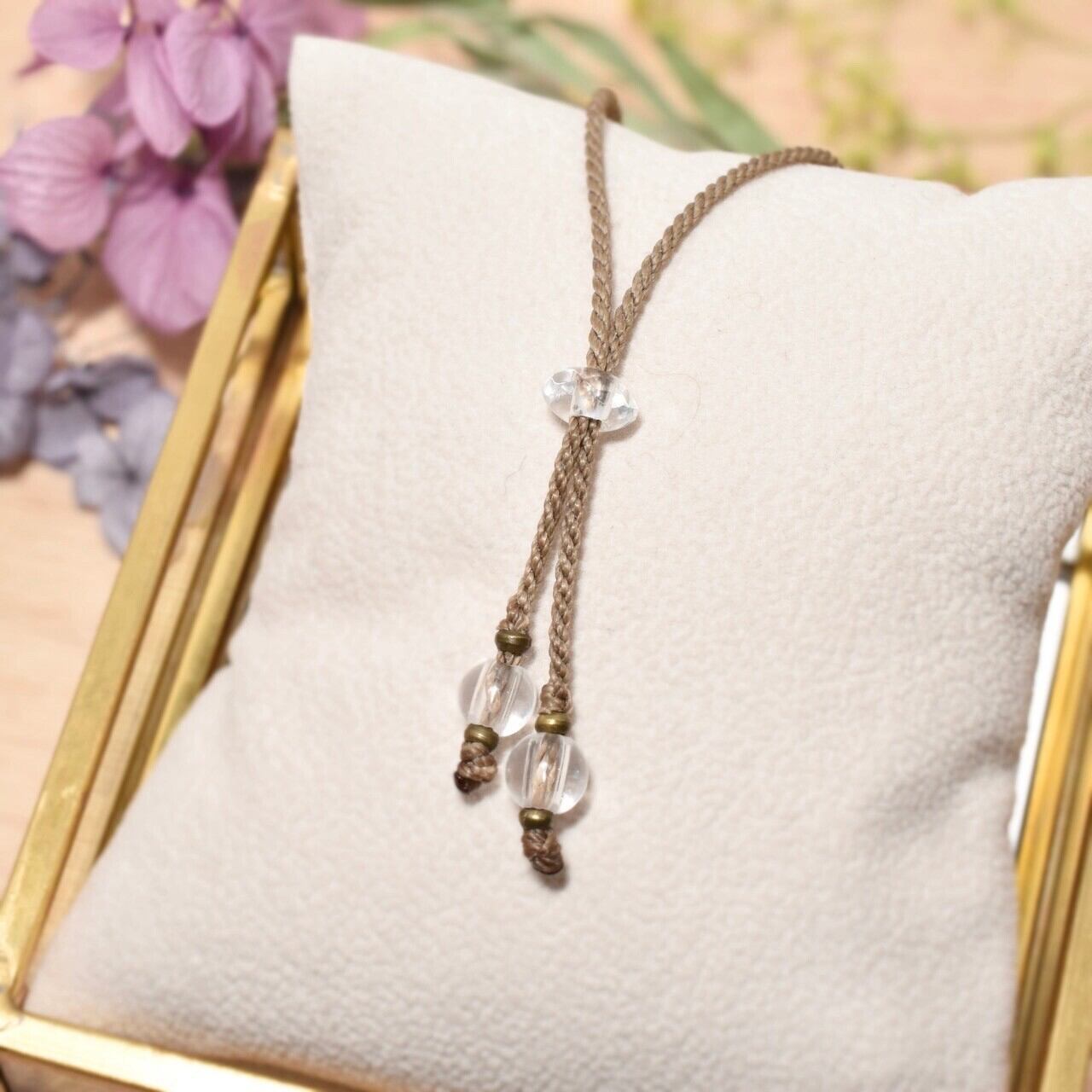 マクラメ　ネックレス　スギライト マクラメデザインネックレス スギライト MN19 | EBIA Crystal