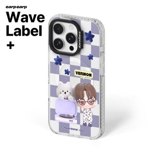 【Puzzle SEVENTEEN X EARP EARP】Magsafe CLEAR WAVE LABEL+ (VERNON)