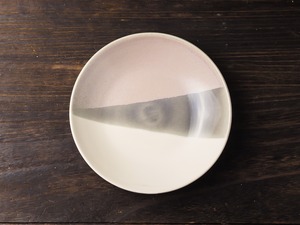 muutos plate 15cm ピンク／kobayashi pottery studio