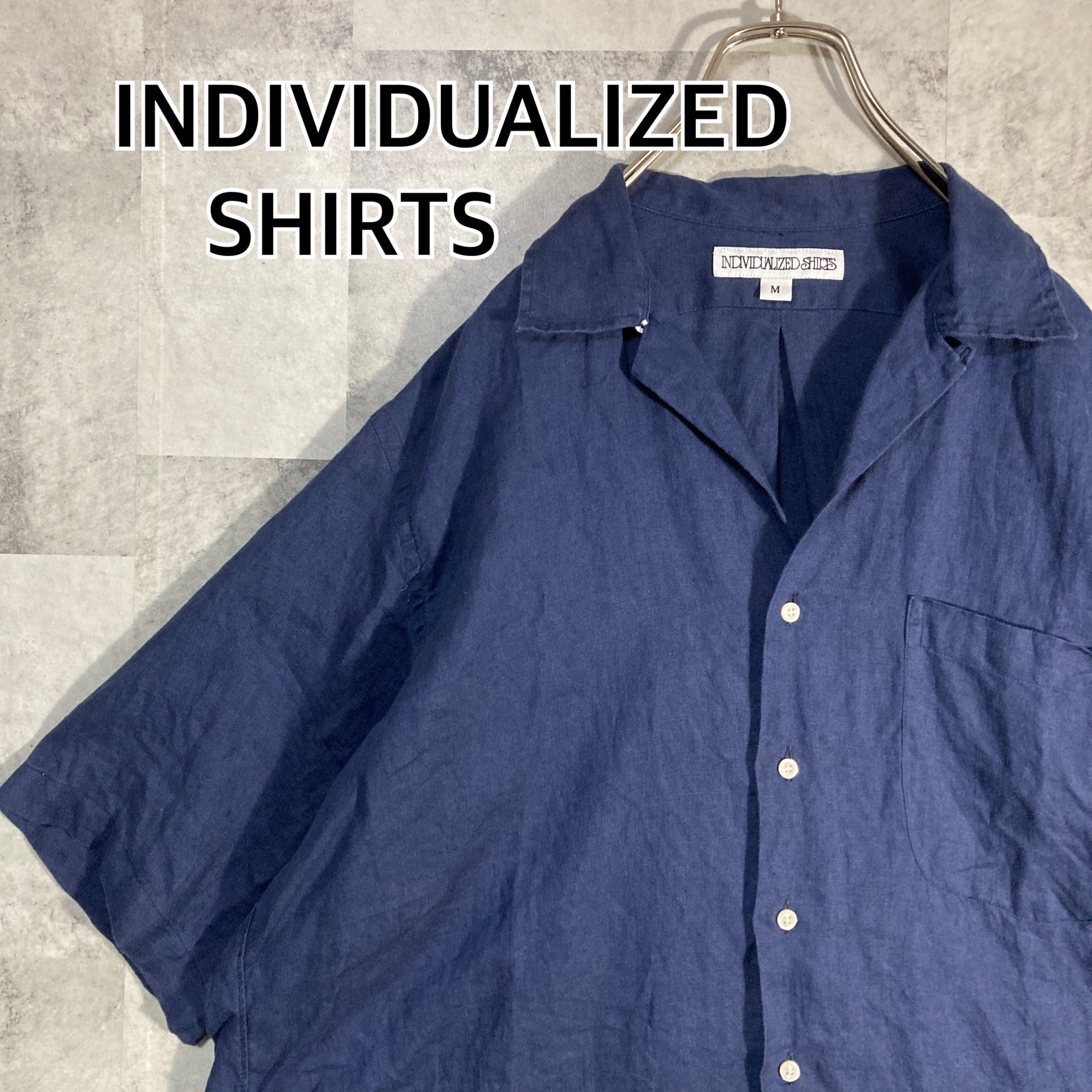 USA製 INDIVIDUALIZED SHIRTS インディヴィジュアライズド シャツ 半袖