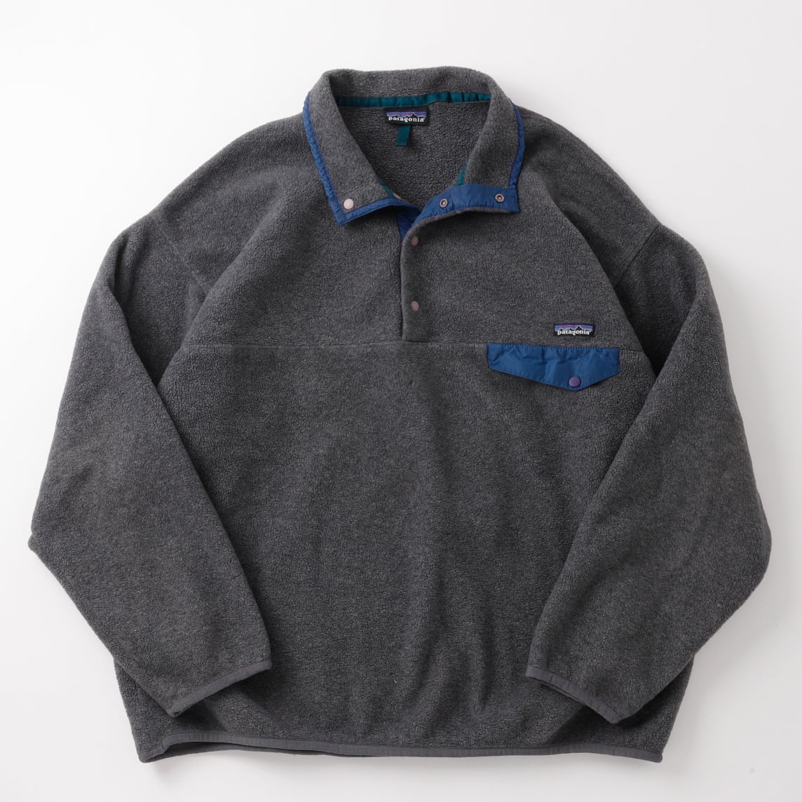 USA製 90s Vintage PATAGONIA フリース　L patagonia（パタゴニア） 90S 雪なしタグ シンチラ フリースジップ