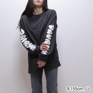 DAVRYU udedon LS TEE [ヘイズブラック]