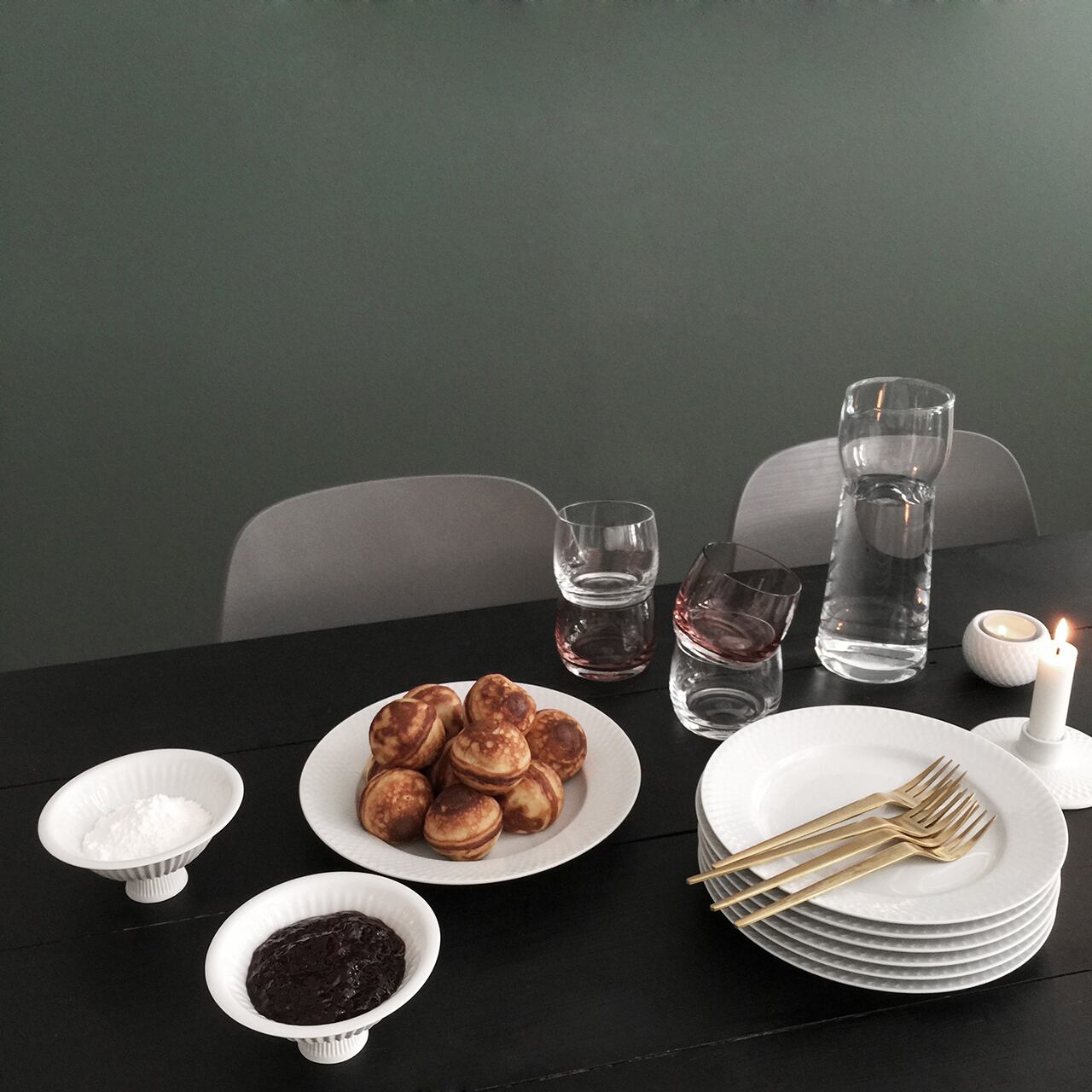 RHOMBE プレート / Φ27cm / LYNGBY PORCELÆN（リンビューポーセリン