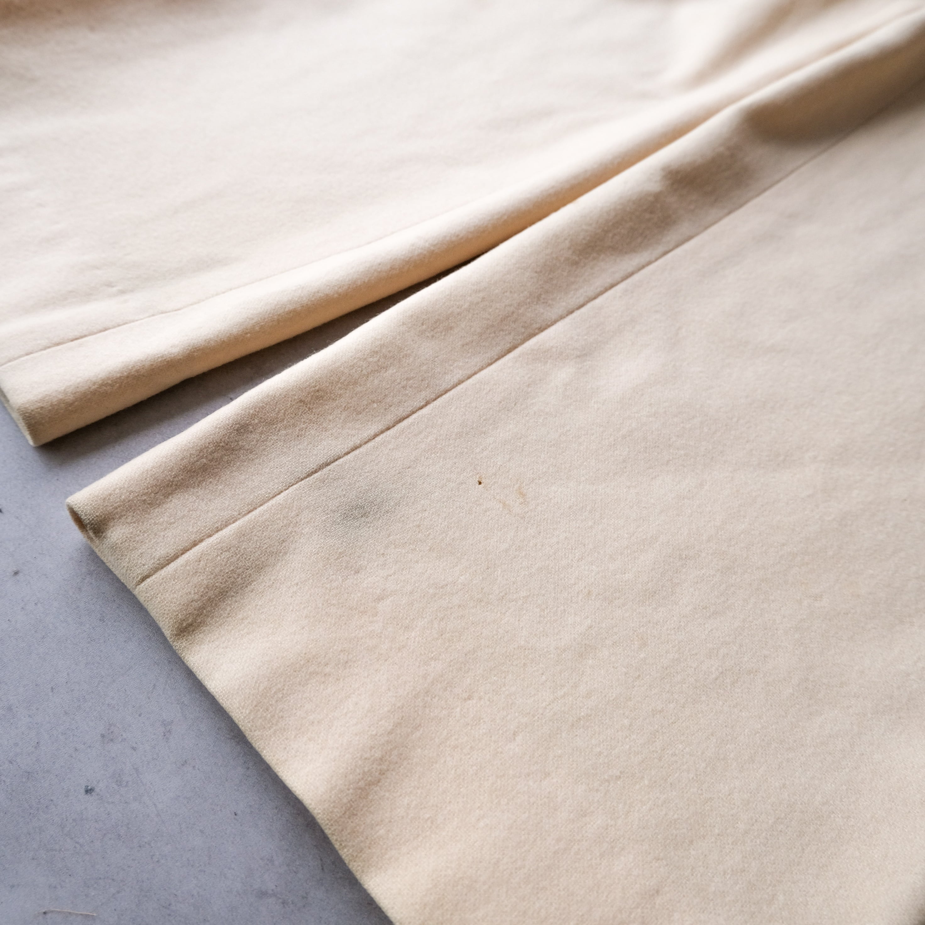JIL SANDER サンフレール期 ピュアホワイト イタリア製コットンナイロン 90's-00's “JIL SANDER” wool trousers pants サンフレール期 | anti