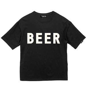 BEER アップリケロゴT ブラック