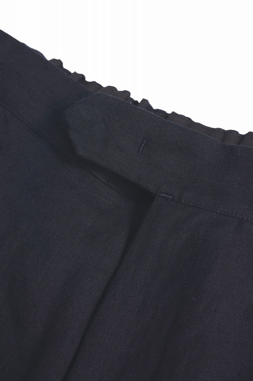 Belgium Linen High-Density Wide Pants