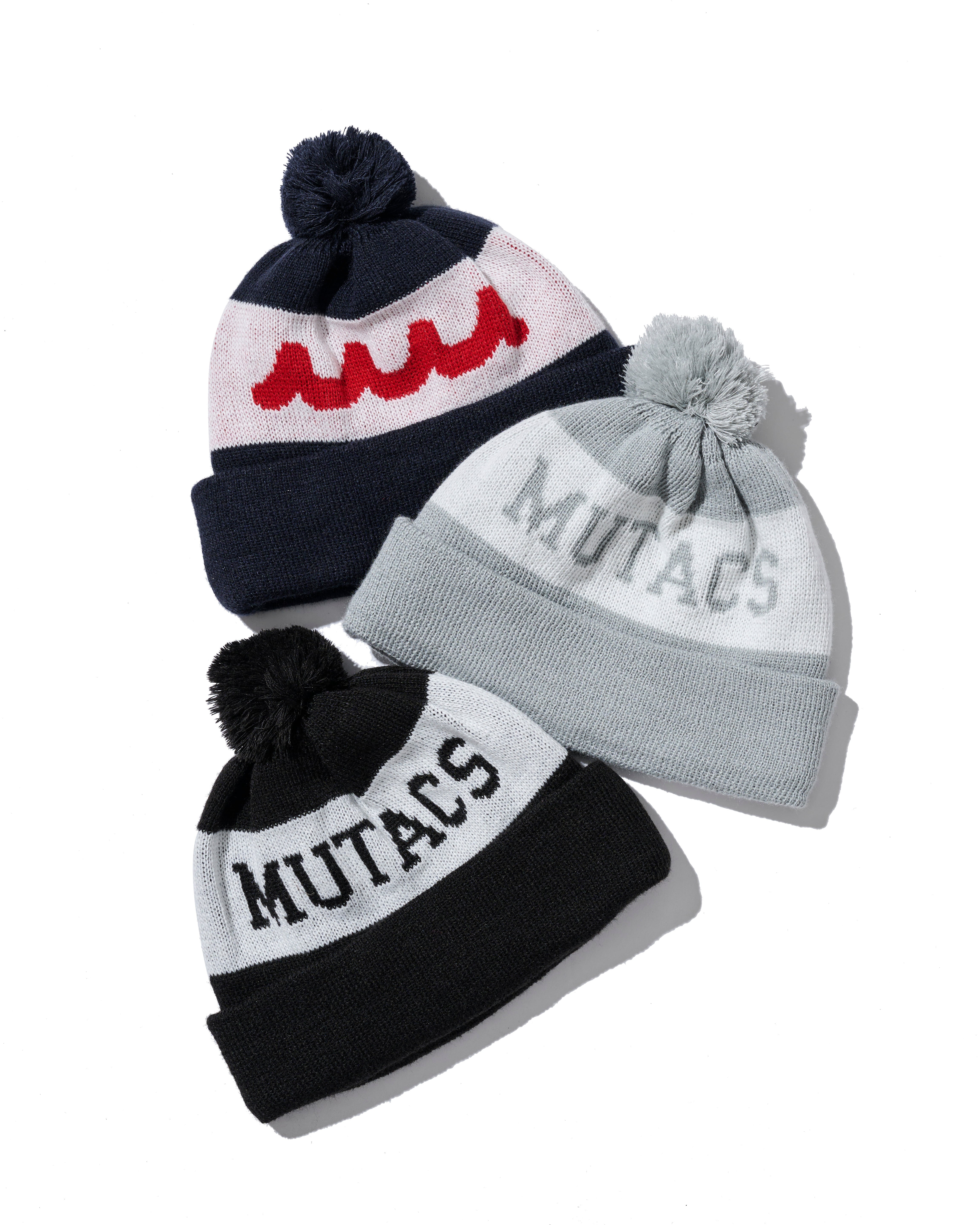 限定セール新品ムータ　アカンサス　ニット帽 ACANTHUS x muta MARINE Logo Back Pool Knit CAP [全4色] – muta