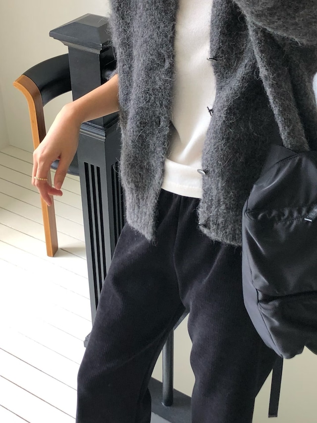 (予約) verveine / Lucy alpaca whole garment cardigan 3color