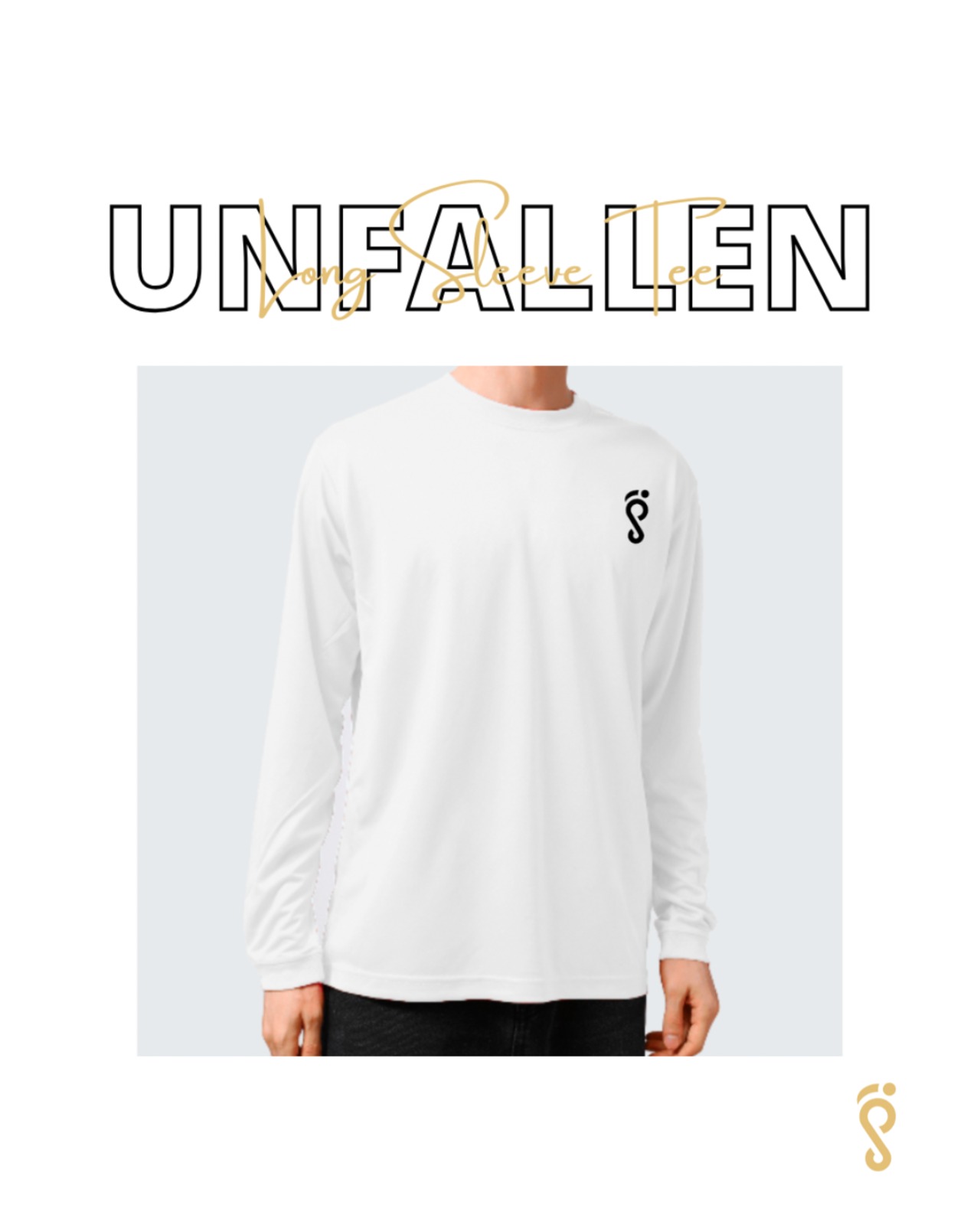 Unfallen - Long Sleeve Tee (white/black) - 1