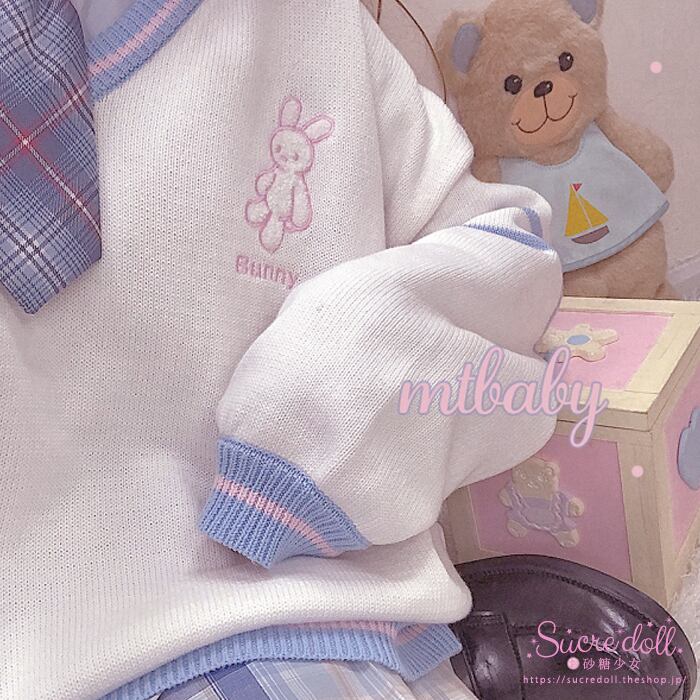 [2color] Bunny Pastel Knit