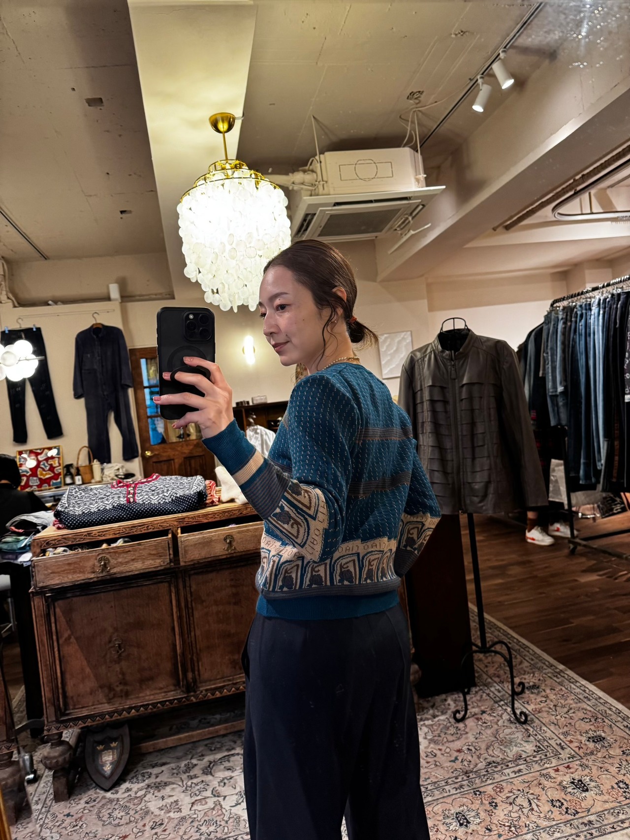 CAMPUS SHOP イタリアンVネックニット