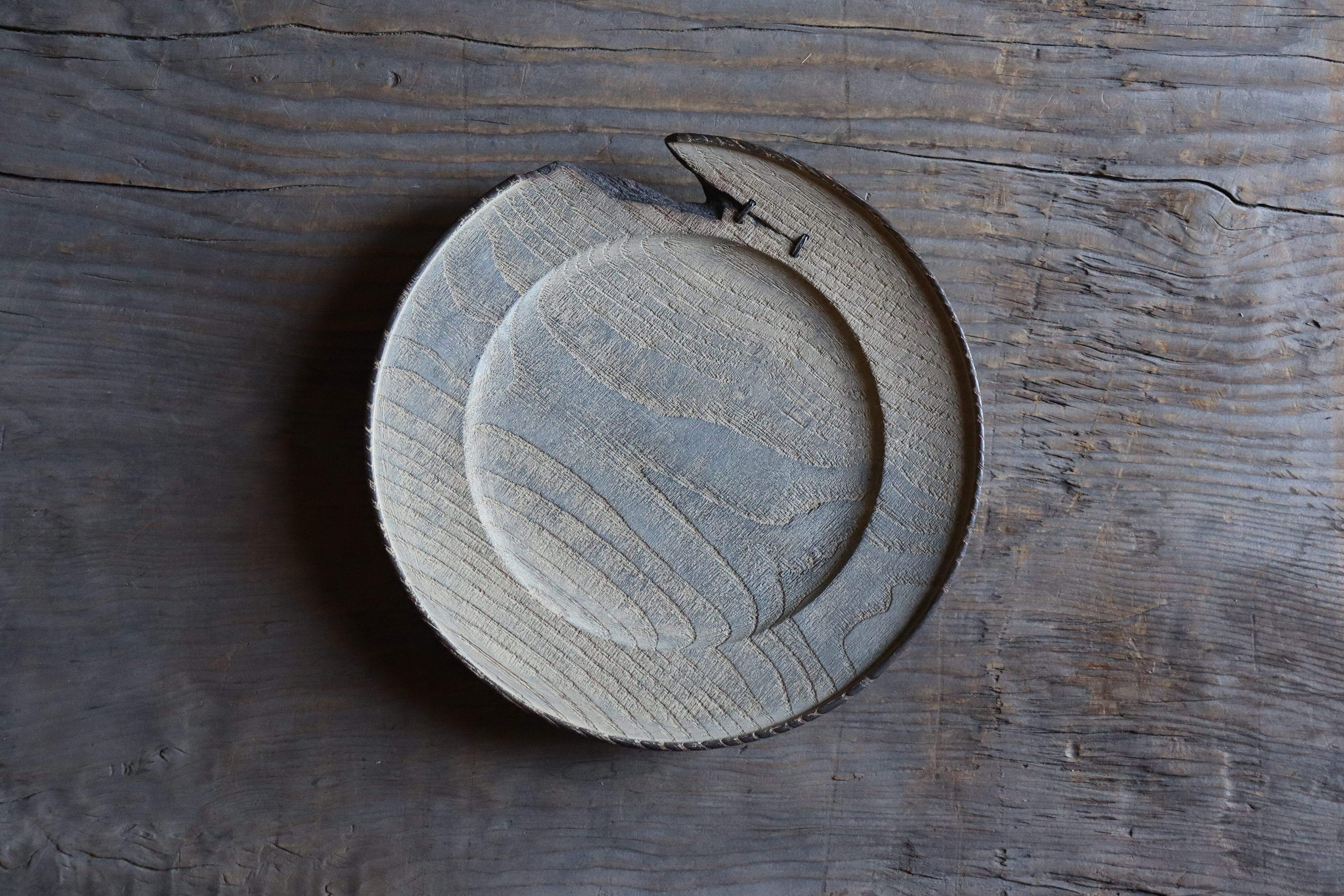 浮様リム皿240銀の鎹7