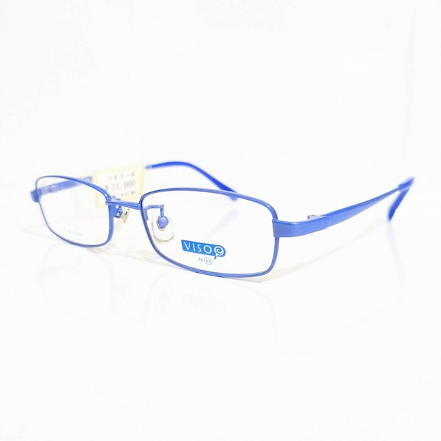 【VISO】スクエアメタルフレーム　ブルー
