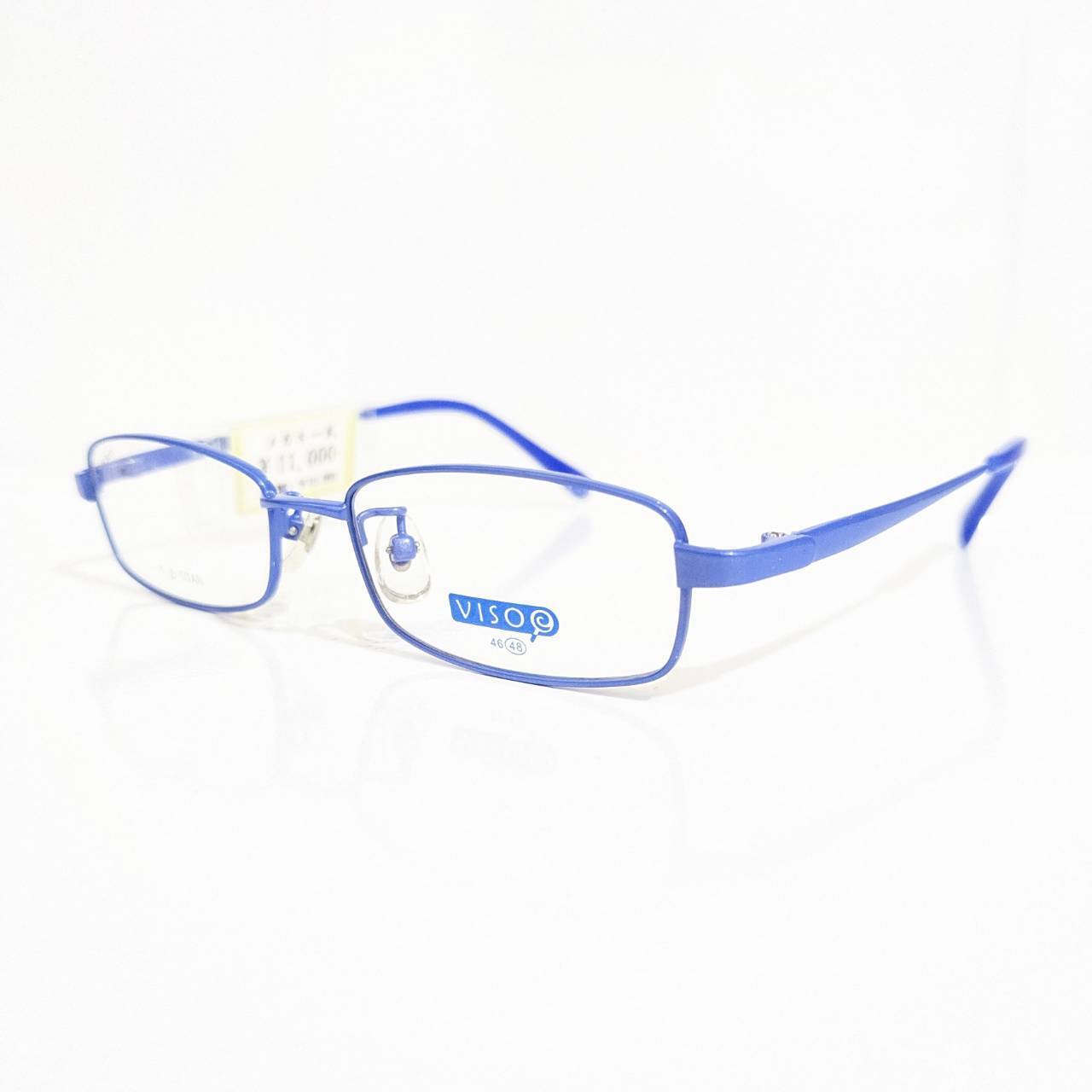 【VISO】スクエアメタルフレーム ブルー