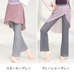 エアリーフレアパンツ ミドル丈スカートセット 4色展開 L1364