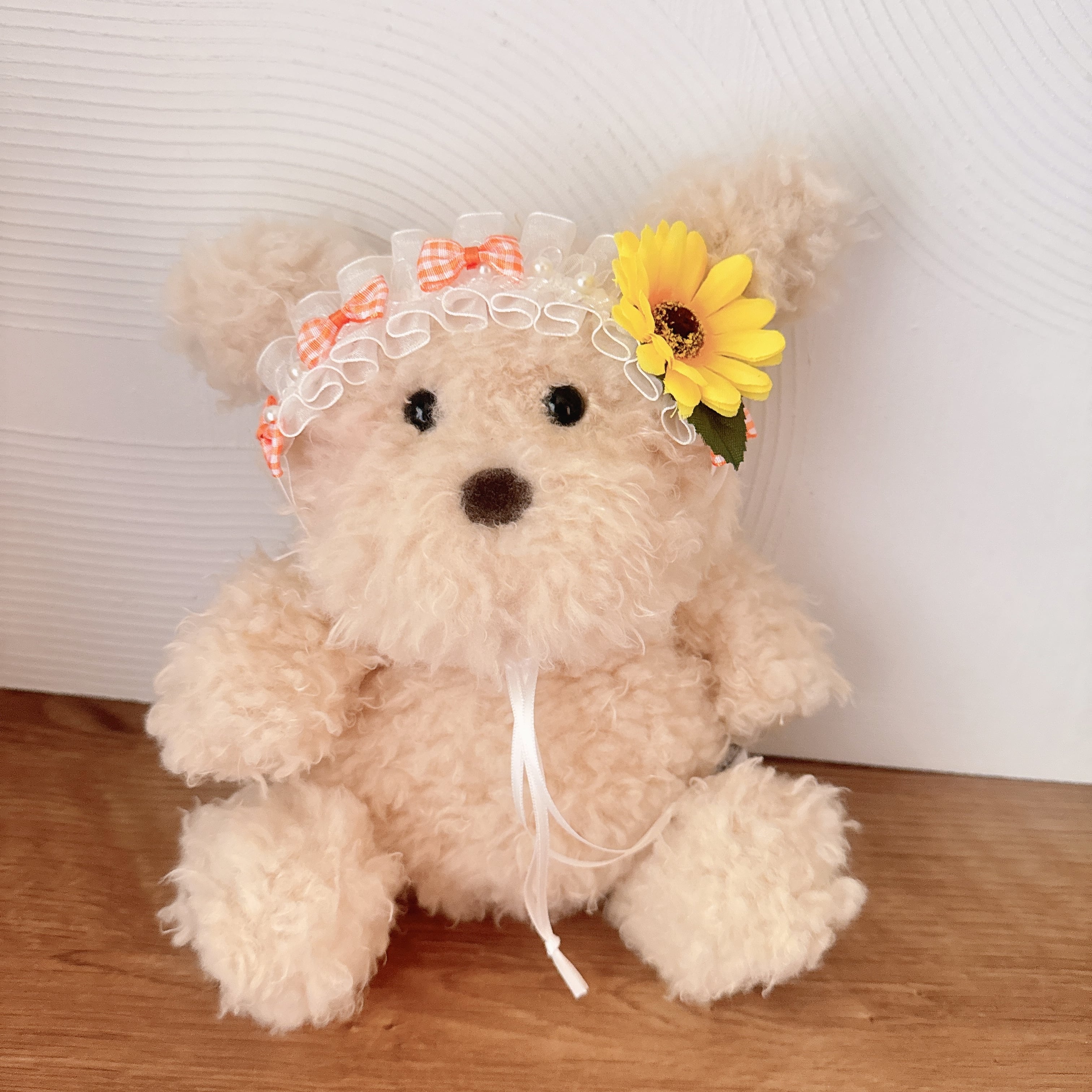 ひまわりリボンヘッドドレス