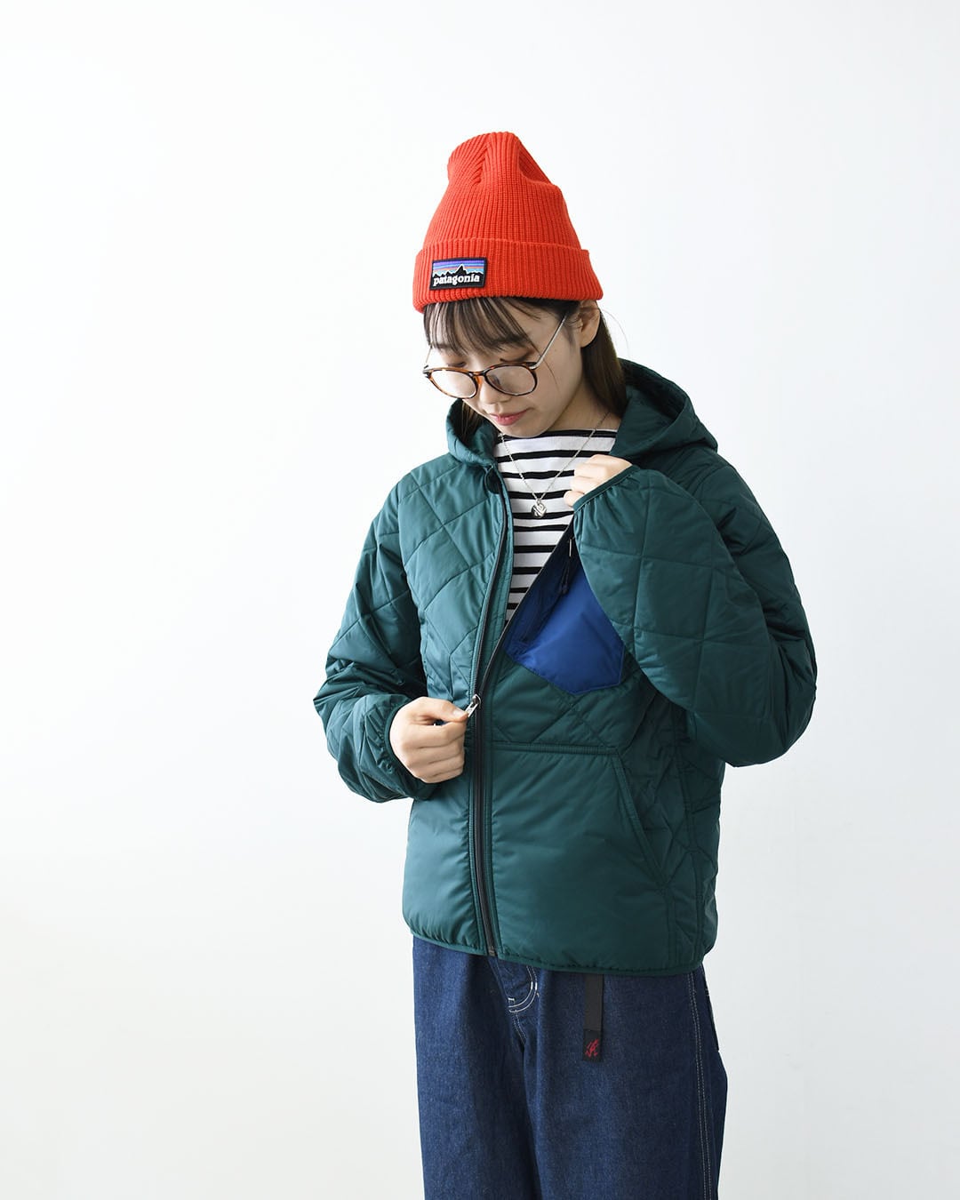 patagonia - パタゴニア  ダイヤモンドカプラ　プルオーバー　フーディ　patagonia Patagonia [パタゴニア正規代理店] K's Diamond Quilted Hoody [65815