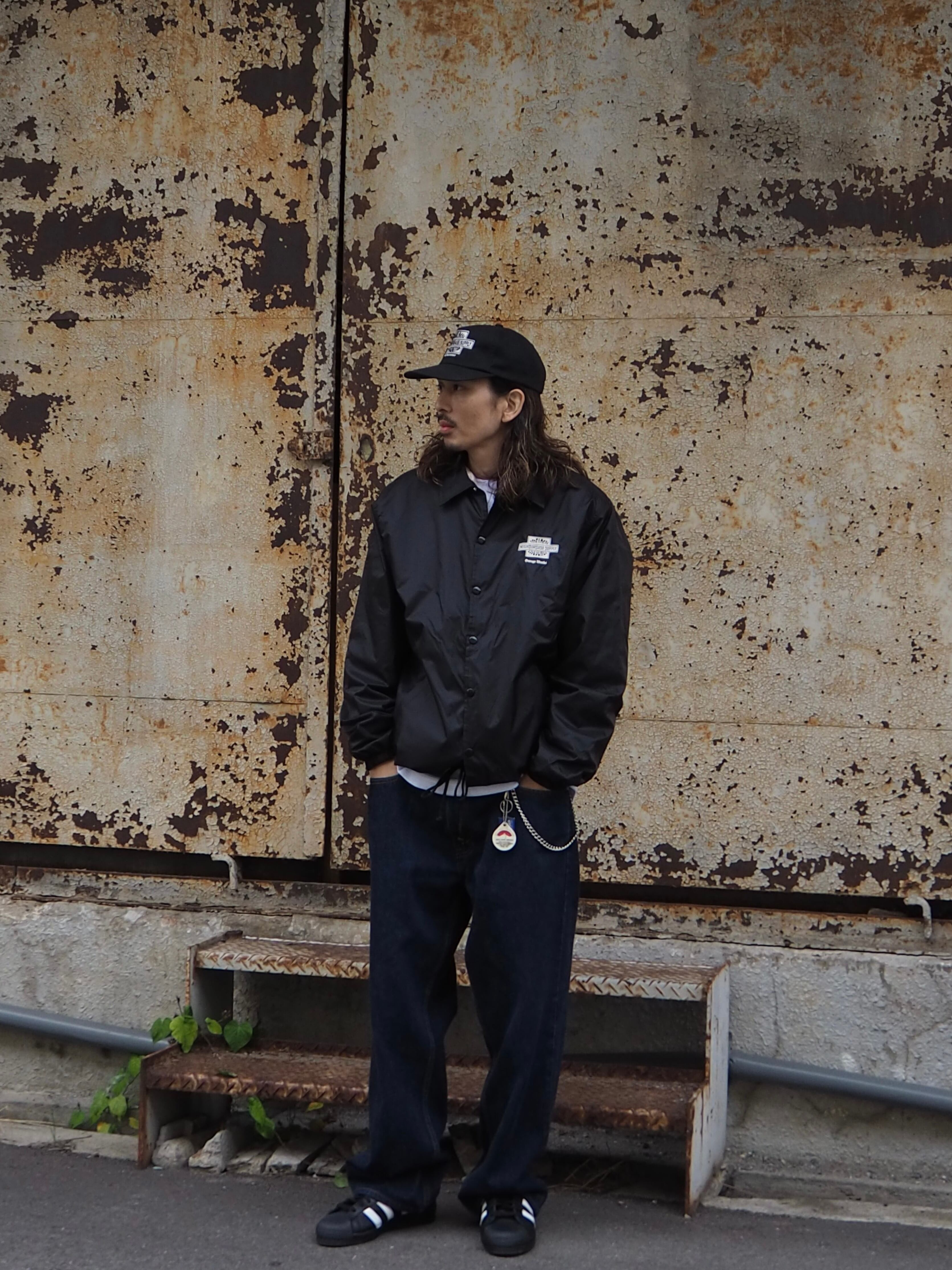 NBS Coach Jacket – Fleece-Lined /【Black】 | NEIGHBORBASE SUPPLY