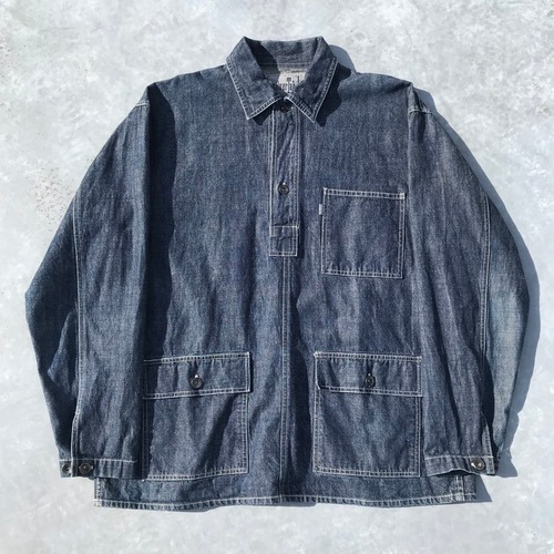 90's Levi's Silver TAB リーバイス シルバータブ デニム プルオーバーシャツ 濃紺 L 98年 香港製 希少 ヴィンテージ