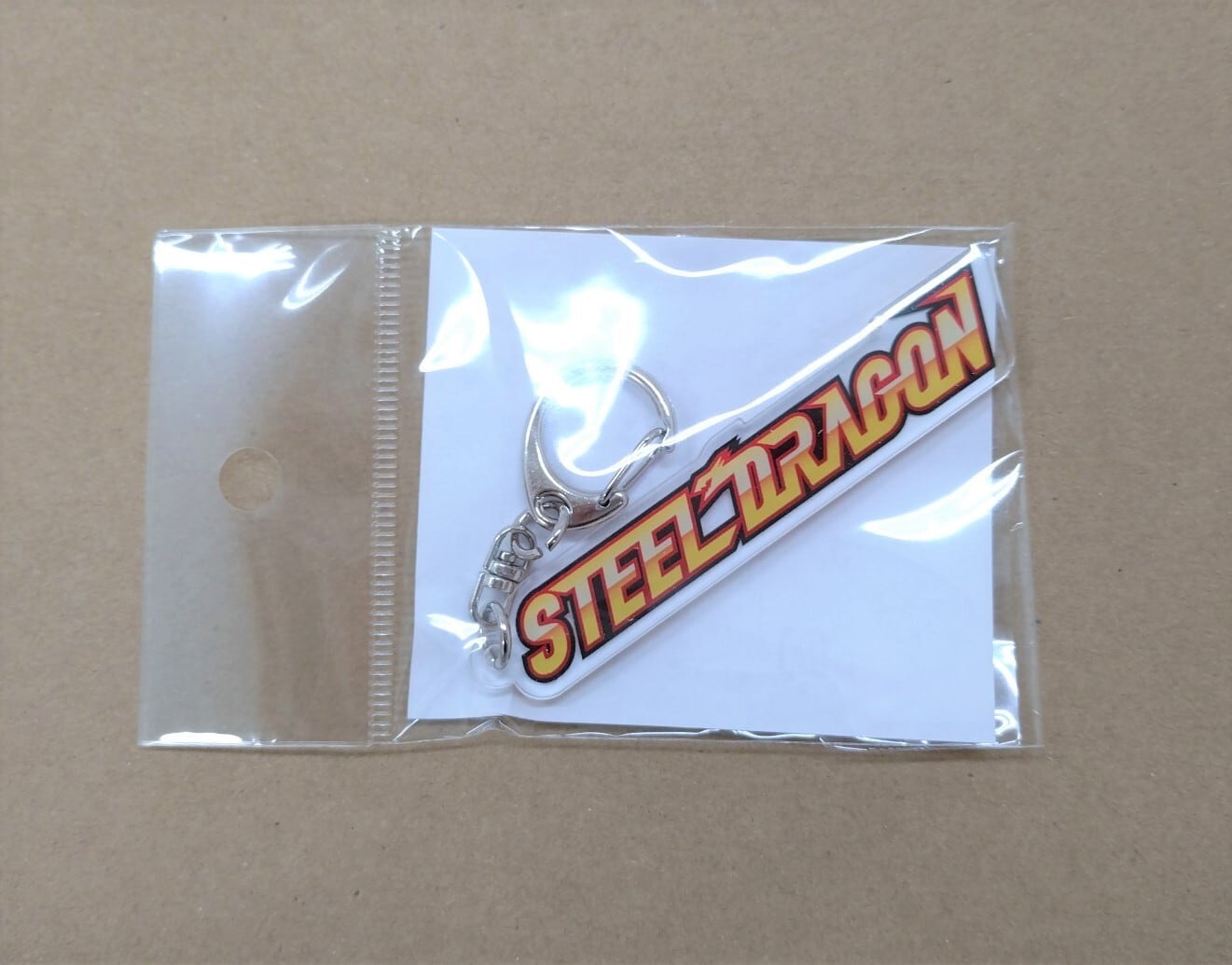 ナガシマスパーランド ロゴアクリルキーホルダー 【スチールドラゴン