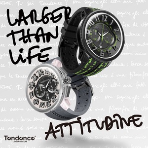 【Tendence テンデンス】TY046026  GULLIVER ATTITUDE ガリバーアティチュード（ブラック）／国内正規品 腕時計