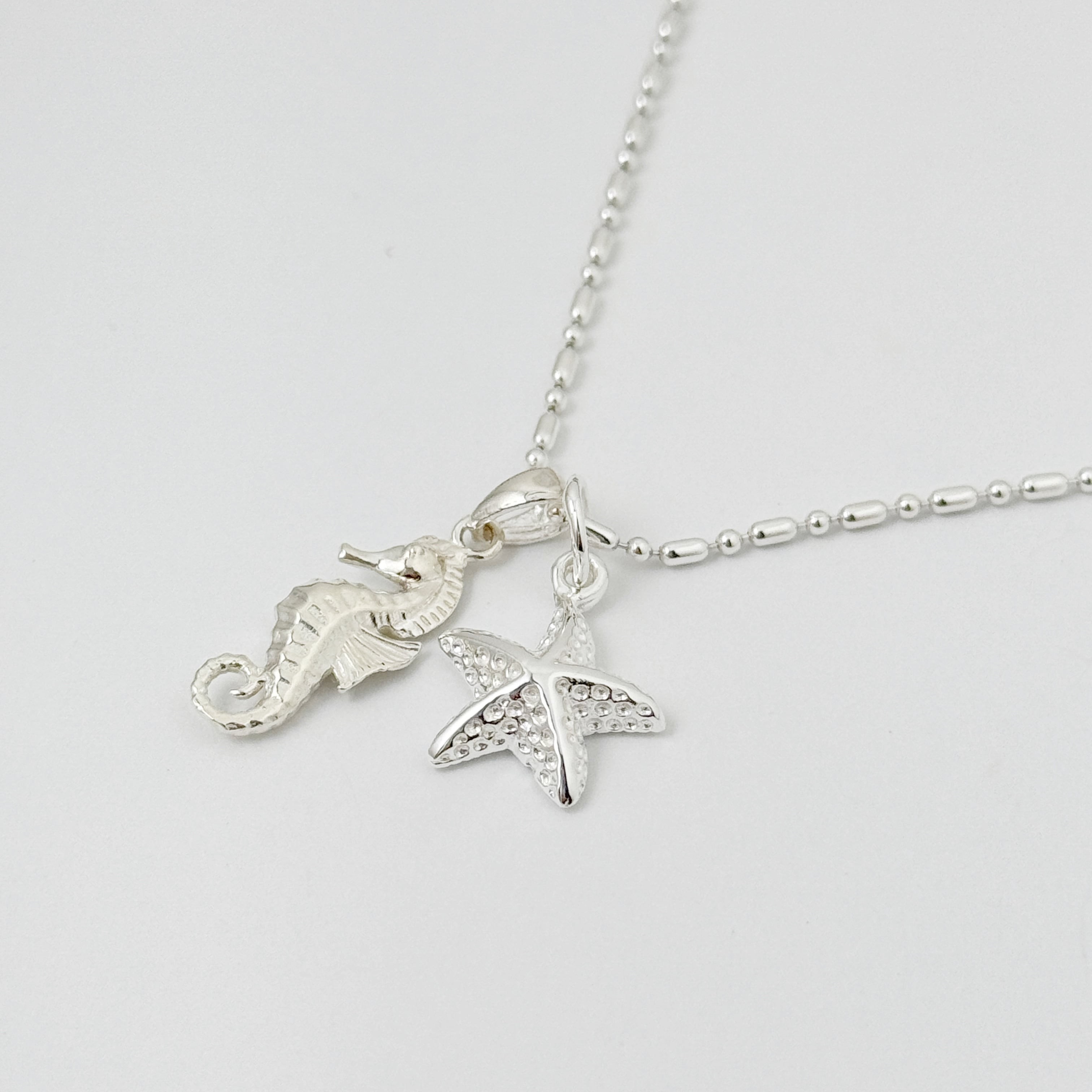 【ラスト3!!】つぶつぶ スターフィッシュ と タツノオトシゴ with 変形ボールチェーン