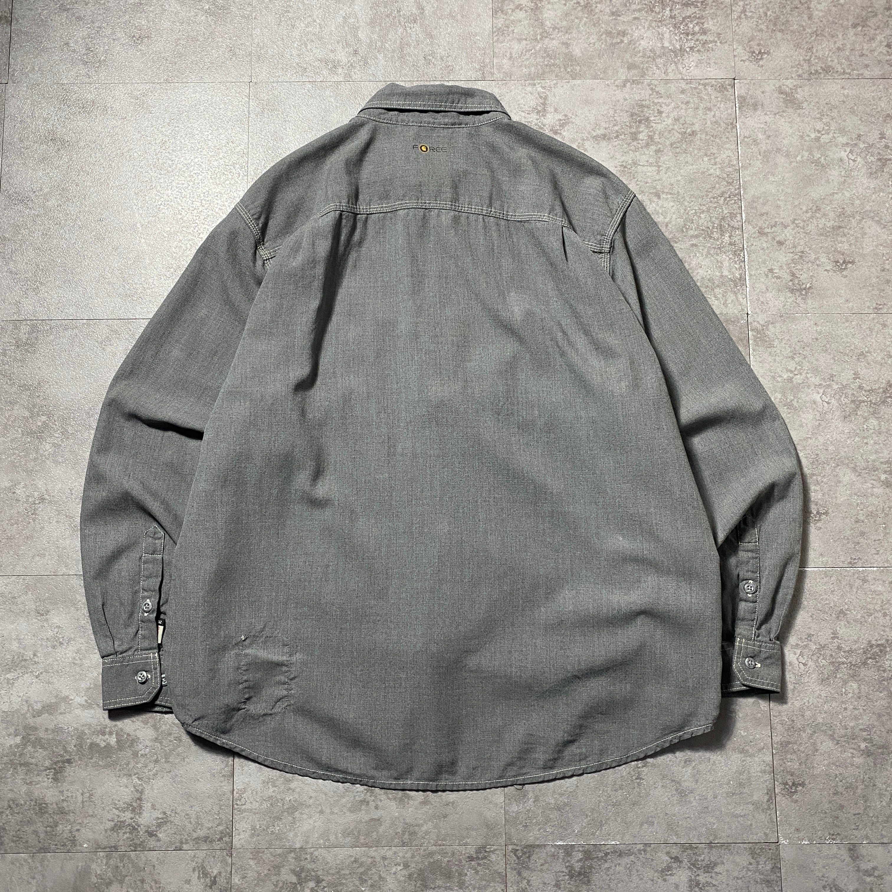 Size:XL】carhartt FR カーハート ダブルポケット ラベルロゴ グレー